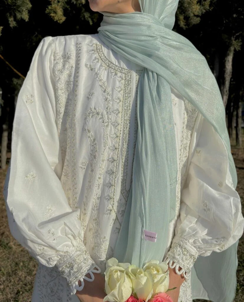 ORGANZA SHIMMER HIJAB (Party wear)