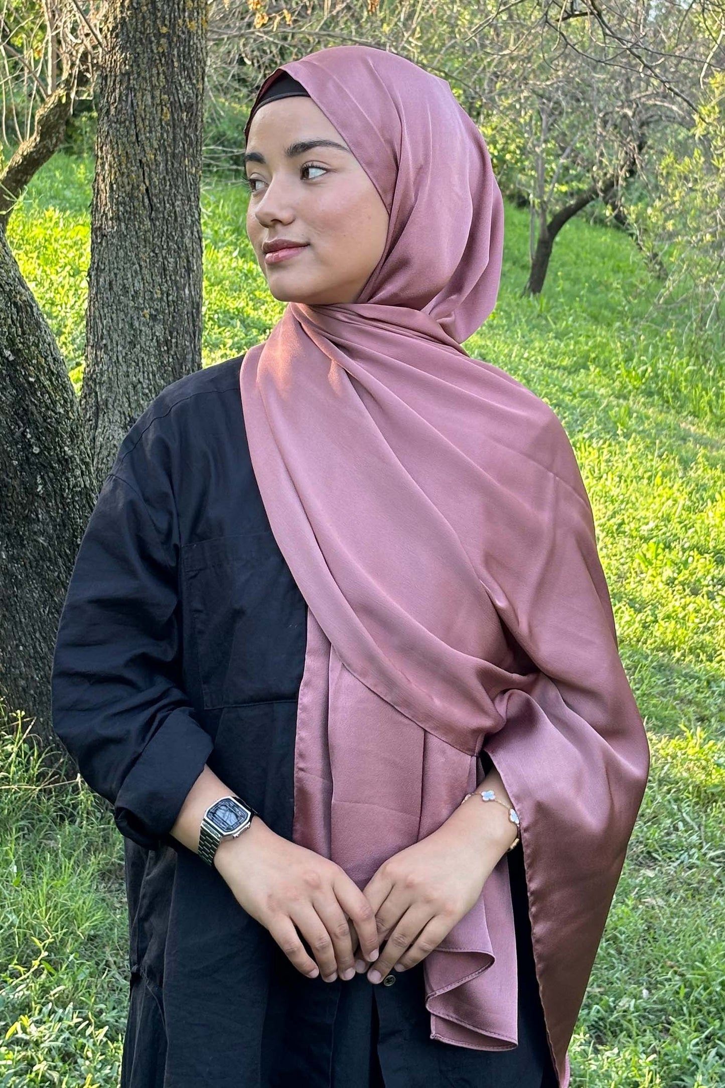 Imported Marble Satin Hijabs