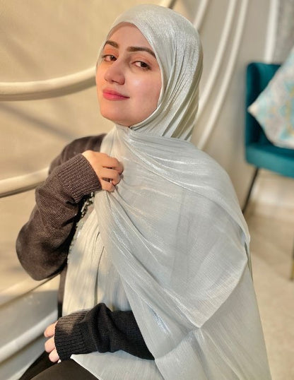 ORGANZA SHIMMER HIJAB (Party wear)
