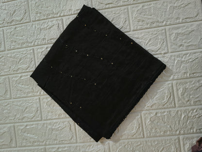 Gadwal cotton with all over embroidery and diamond work with border Hijab