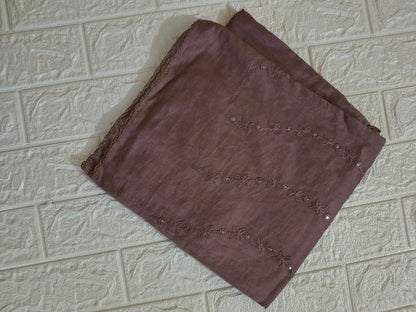 Gadwal cotton with all over embroidery and diamond work with border Hijab