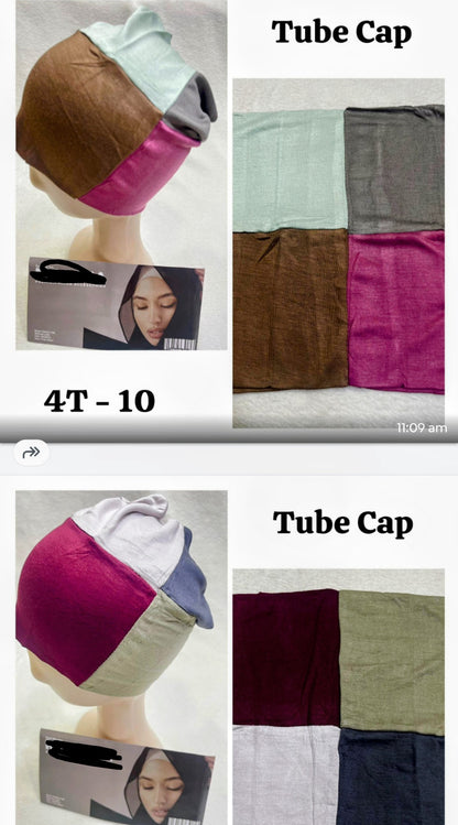 4 in 1 Complete Cotton Hosiery material Tube Cap