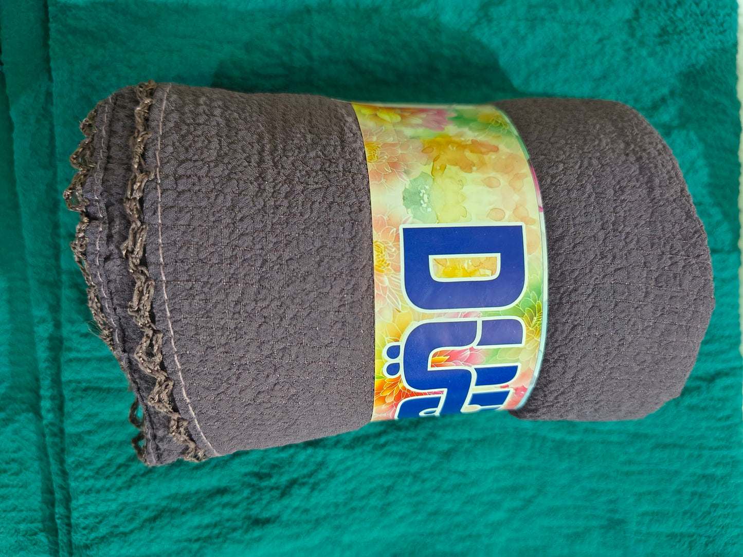 Dubai imported chiffon Hijab with crochet work