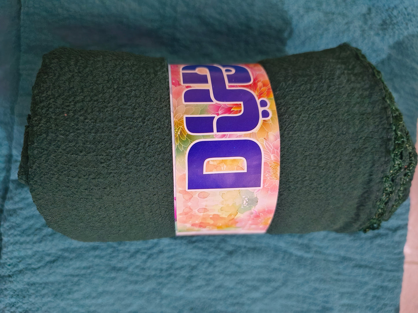 Dubai imported chiffon Hijab with crochet work